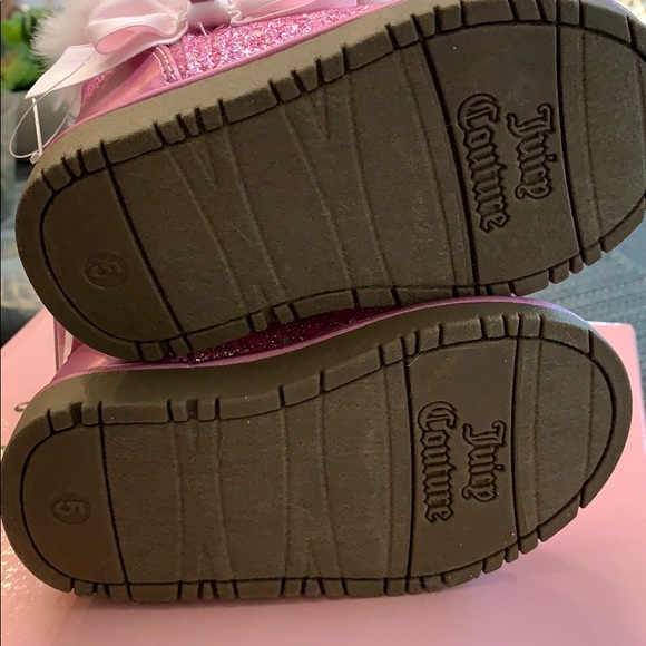 Juicy Couture Little Girl Glitter Boots. NWT - Picture 6 of 6